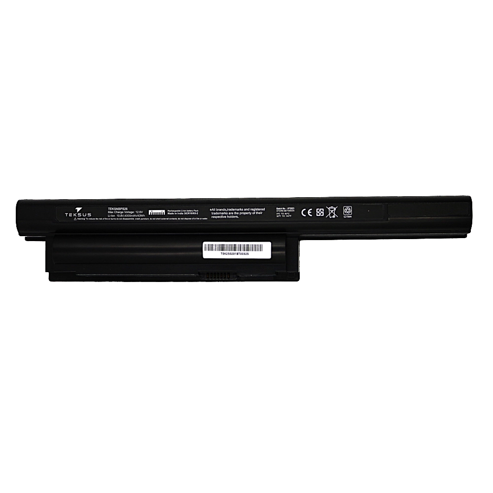 Teksus Laptop Battery Compatible For Sony BPS26 6c view 2
